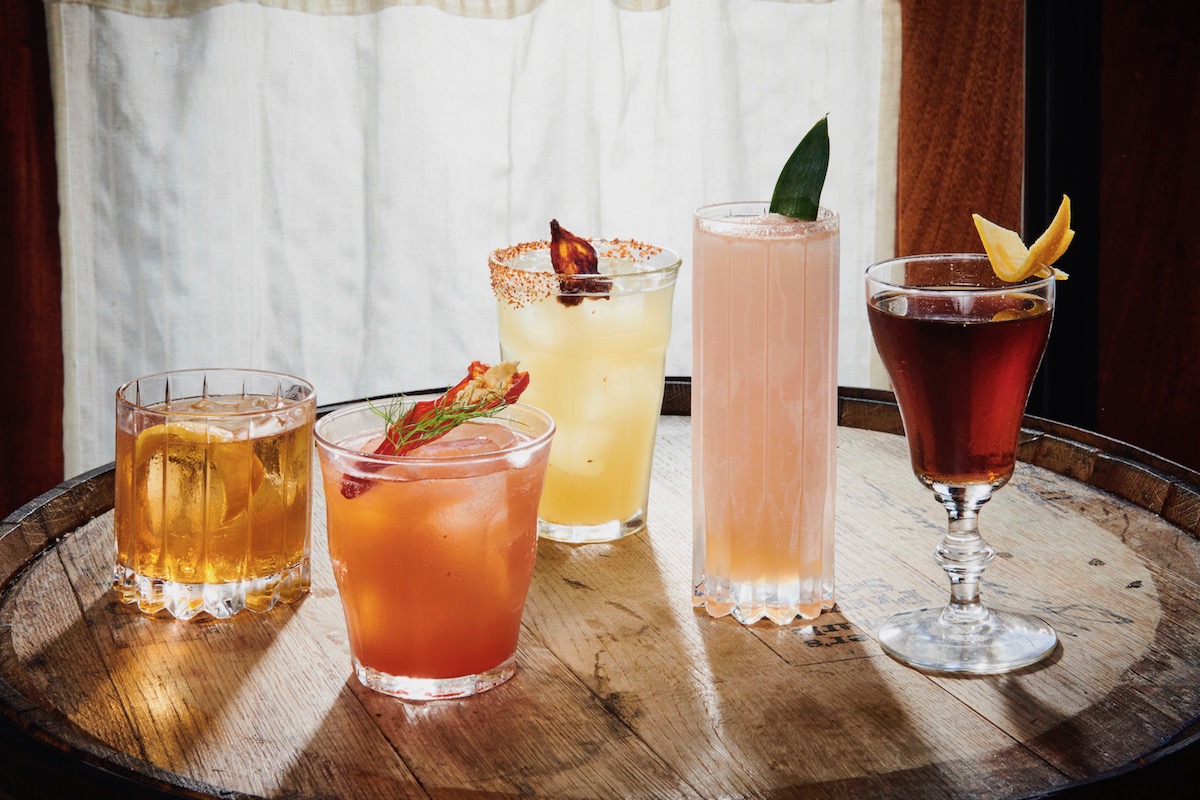 A colorful mix of cocktails at Billy Can Can. | Photo by Billy Can Can