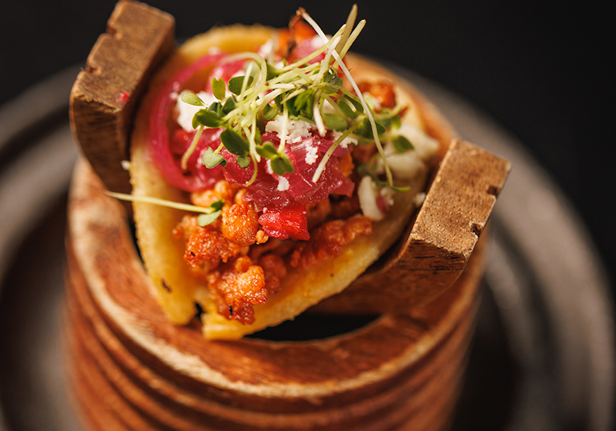 DallasTastingMenu_heritagecornmasachiaRYE_CourtesyofSamanthaMarie - DiningOut Heritage corn masa chia at Rye. | Photo by Samantha Marie
