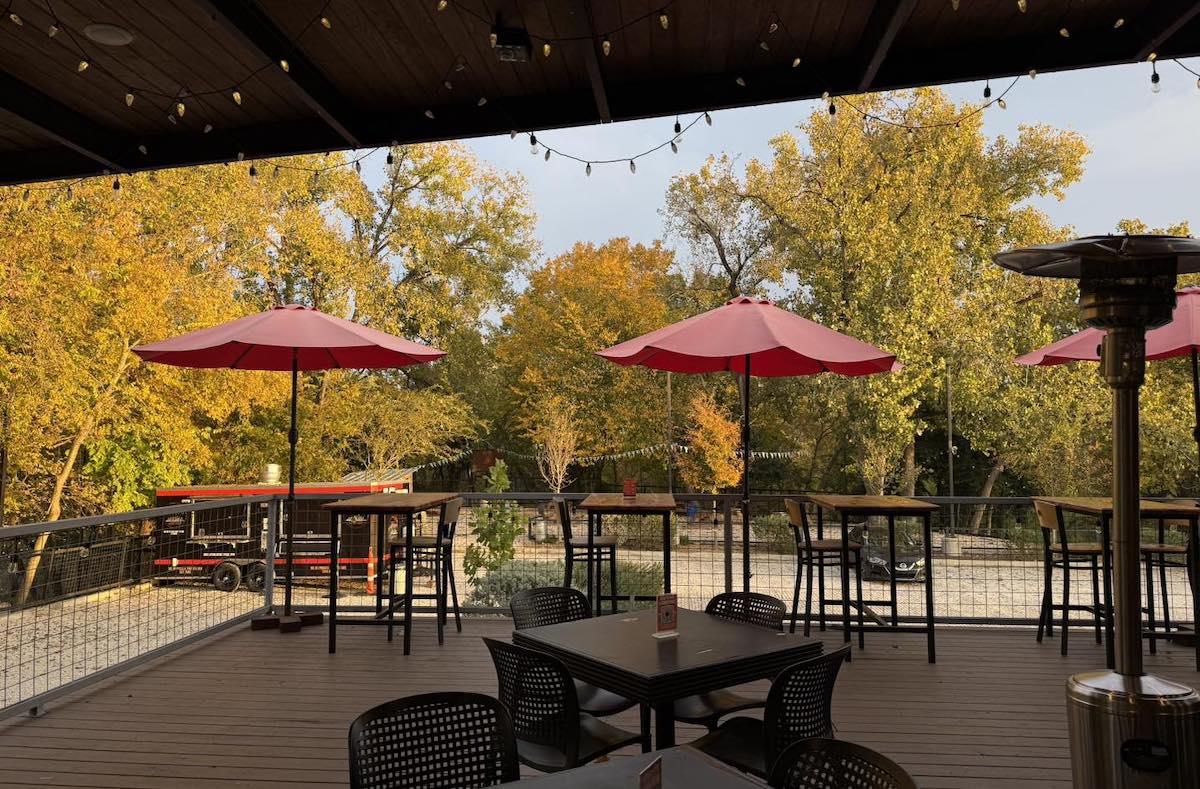 The shaded patio at H-Town Brewing Co. | Photo by H-Town Brewing Co.