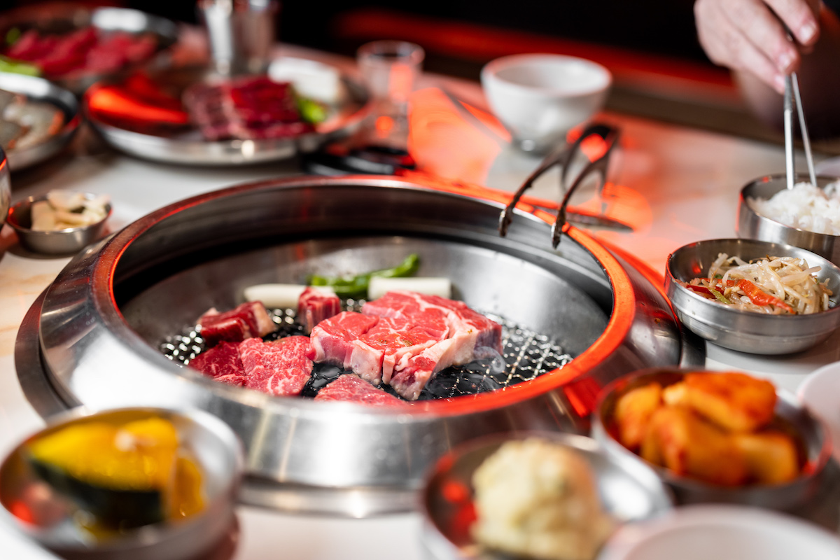 Ribeye on the grill at JOA Grill. | Photo by JOA Grill