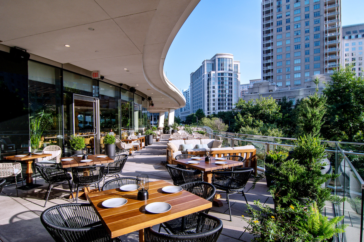 The patio at Mexican Sugar Uptown. | Photo by Mexican Sugar 