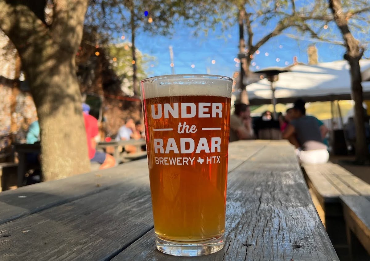A crisp, cold patio moment at Under the Radar Brewery. | Photo by Under the Radar Brewery