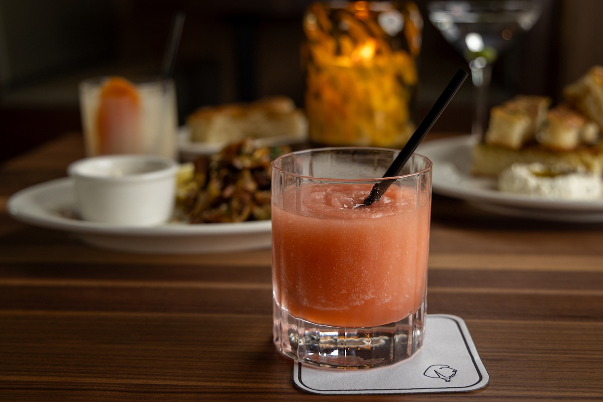 The Bracco, made with fresh-squeezed Ruby Red grapefruit and Aperol, at Il Bracco. | Photo by Debby Wolvos