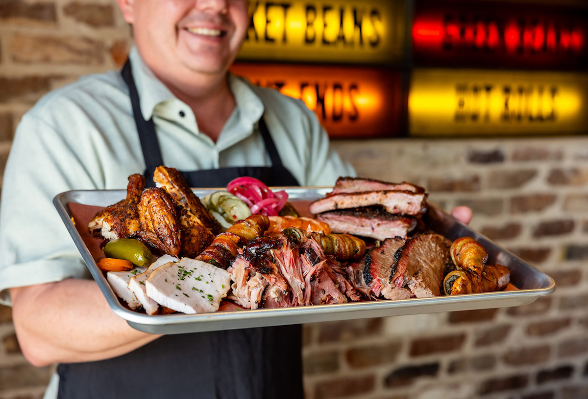 Loaded barbecue tray at Ten50 BBQ. | Photo by Ten50 BBQ