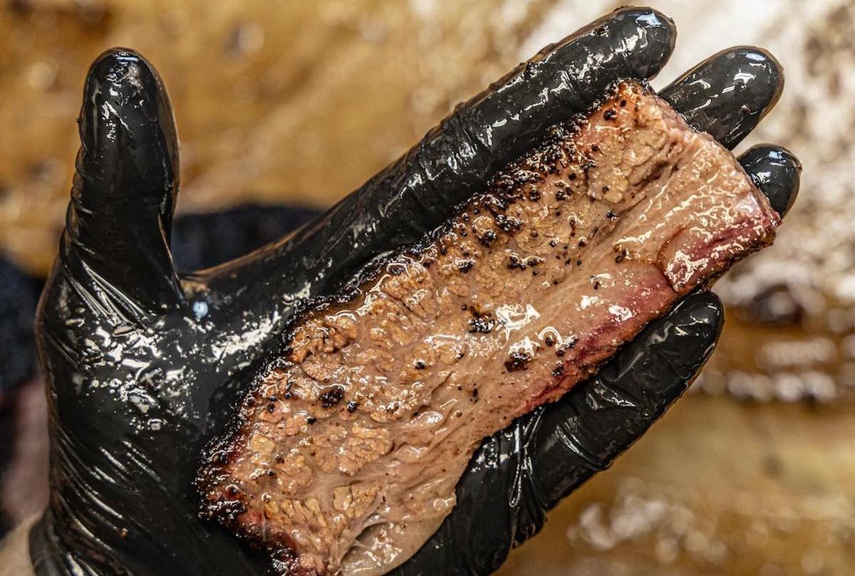 Brisket that glistens at Goldee's Barbecue. | Photo by Goldee's Barbecue