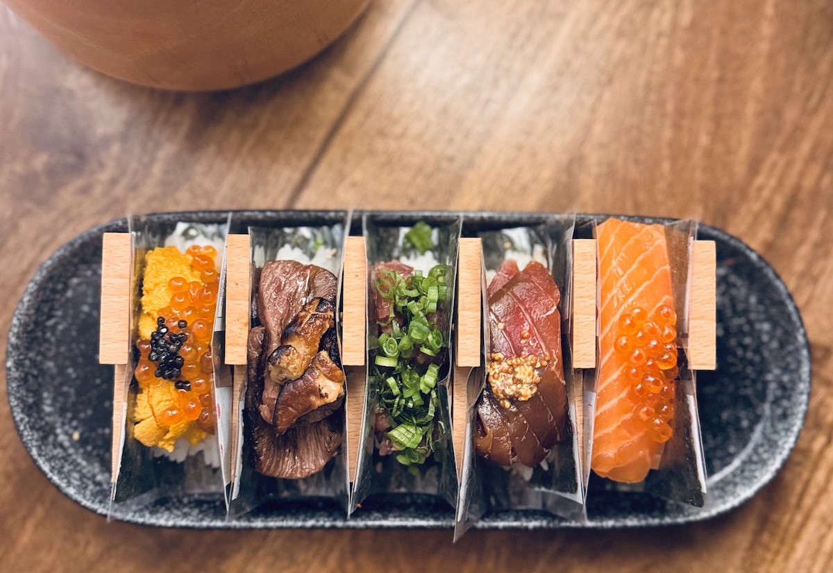 A sampler of hand rolls at Koi. | Photo by Koi