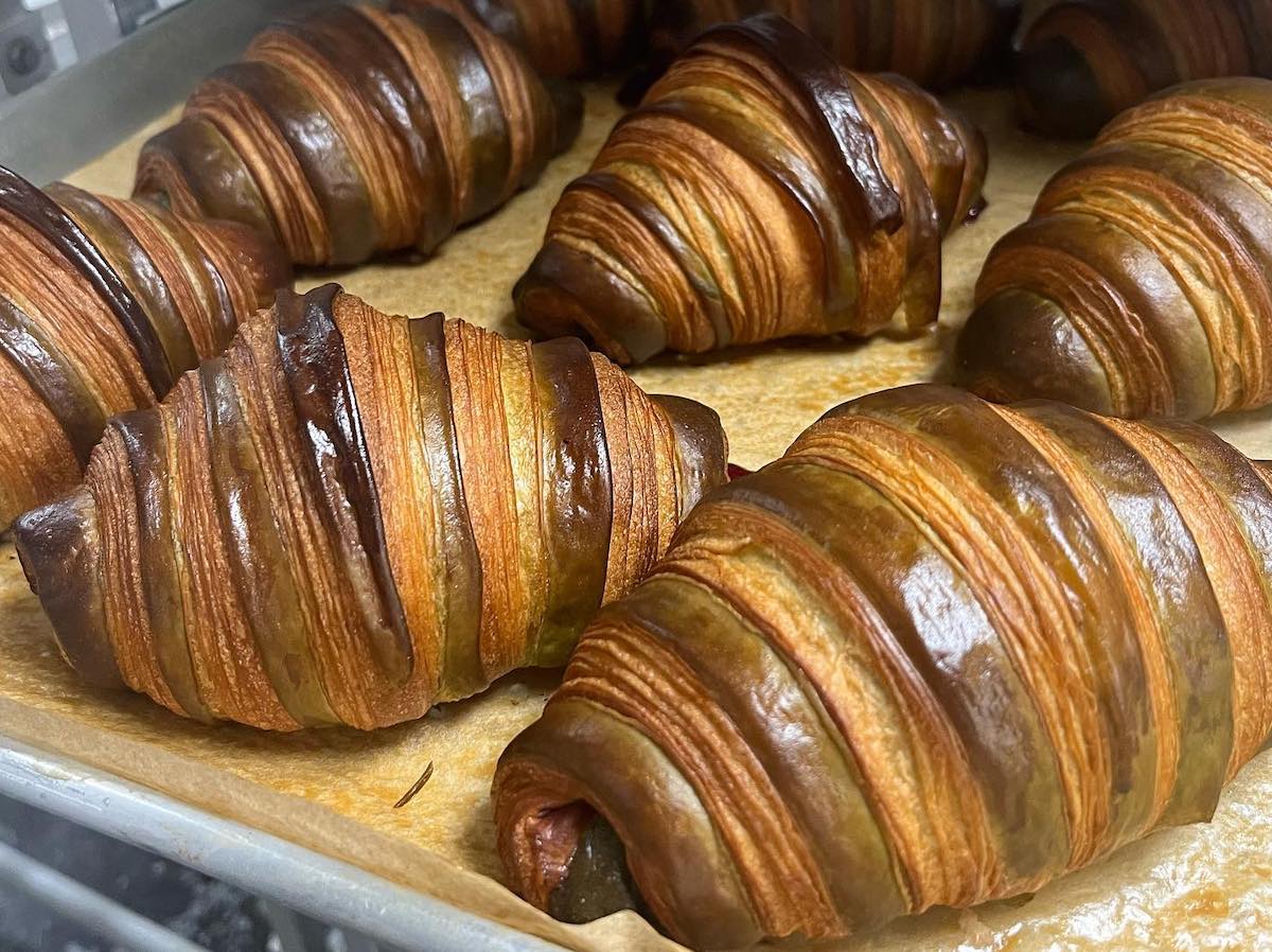 Magnol - DiningOut Croissants on the cooling rack at Magnol French Baking. | Photo by Magnol French Baking