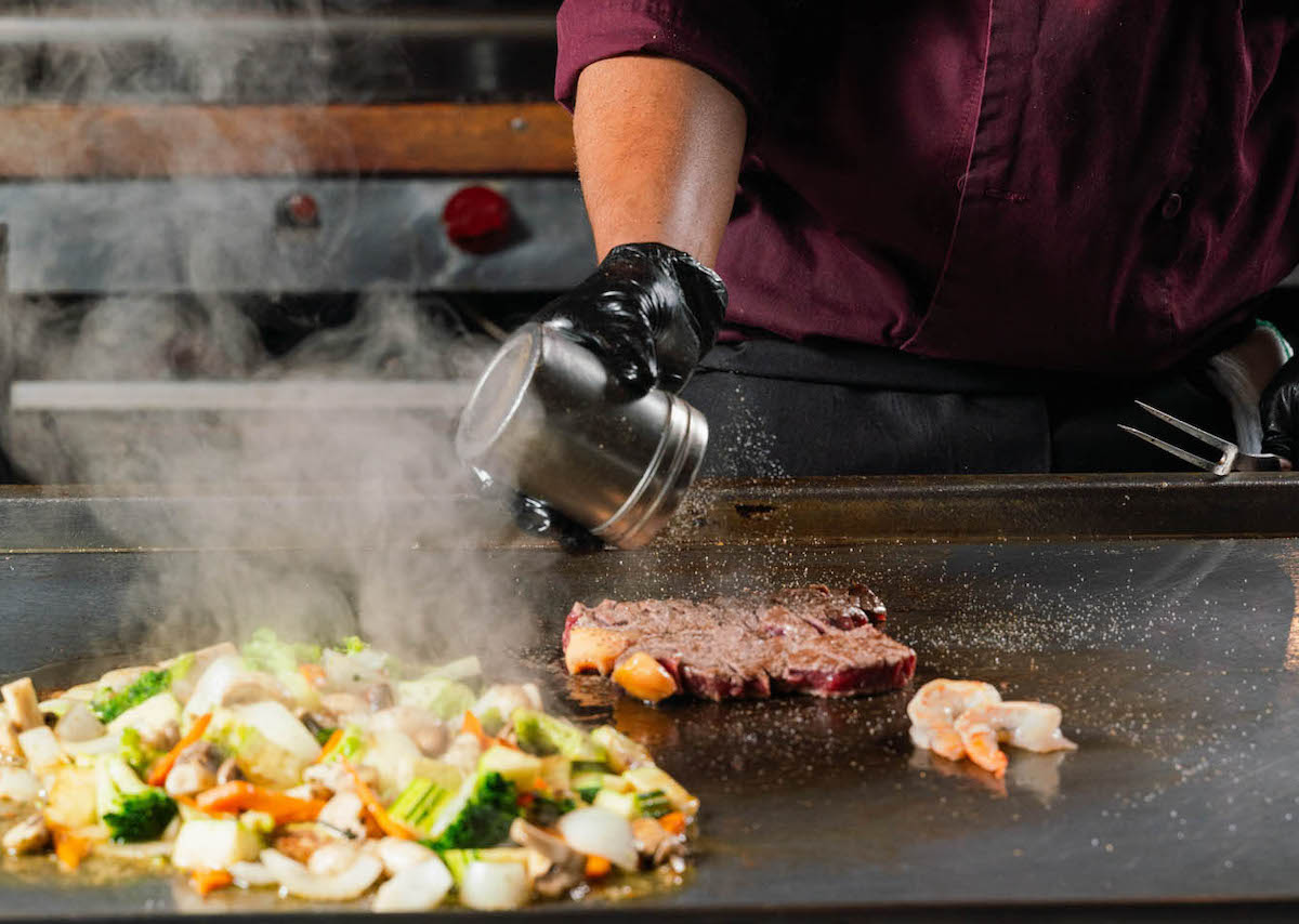 Tokyo Harbor - DiningOut Up close views of the hibachi grill at Tokyo Harbor. | Photo by Tokyo Harbor