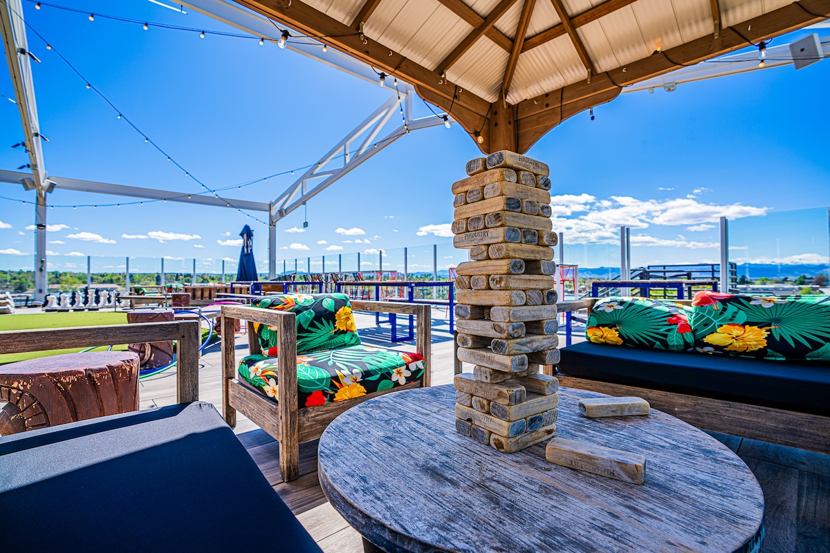 Get down with tiki vibes, games, and an epic view at Bar Tropical. | Photo courtesy of Pindustry