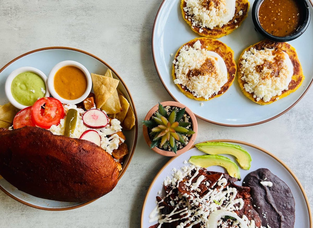 Comforting Mexican breakfast favorites, including toqueres, chilaquiles, and a perfectly crisp pambazo at Cielito Cafe. | Photo by Cielito Cafe