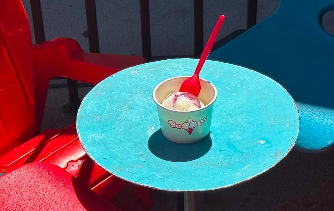 Scoops serves up six homemade flavors daily. | Photo courtesy of Scoops Ice Cream