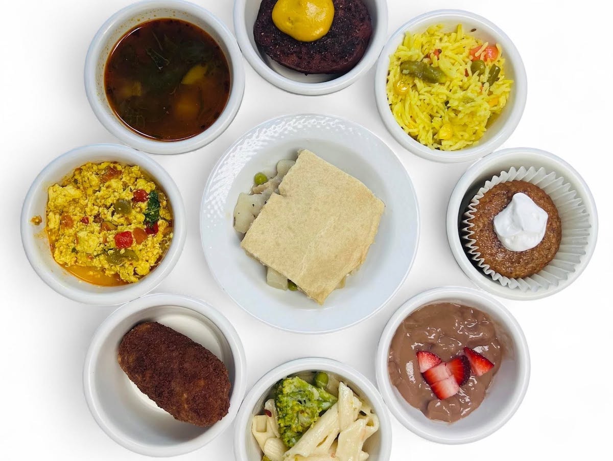 An assortment of vegetarian dishes at Govinda’s in Garden Oaks. | Photo by Govinda’s