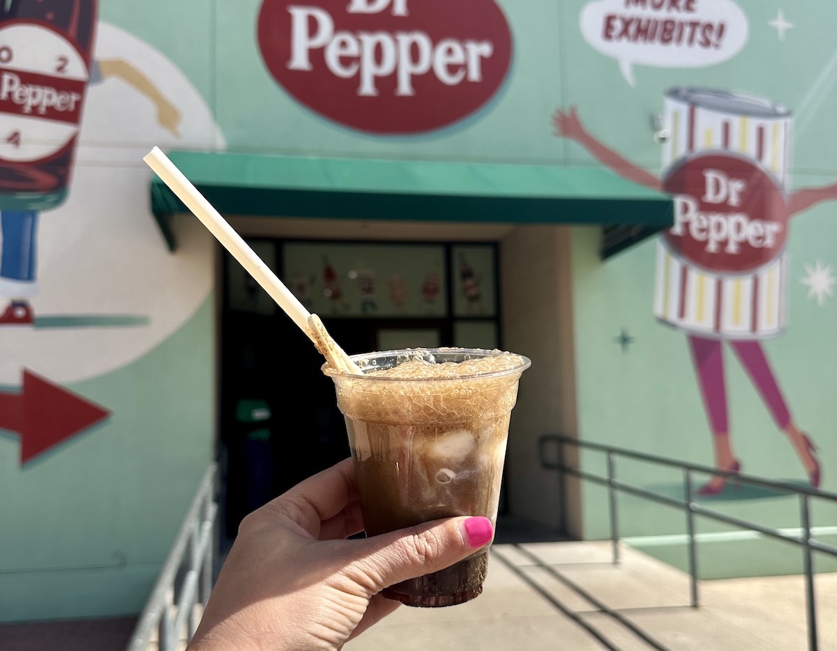 A Dr Pepper float made onsite at the Dr Pepper Museum in Downtown Waco. | Photo by Megha McSwain