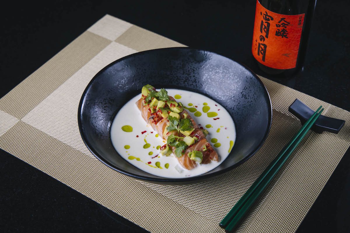 salmon crudo - DiningOut Salmon crudo at Nikuya. | Photo by Nikuya
