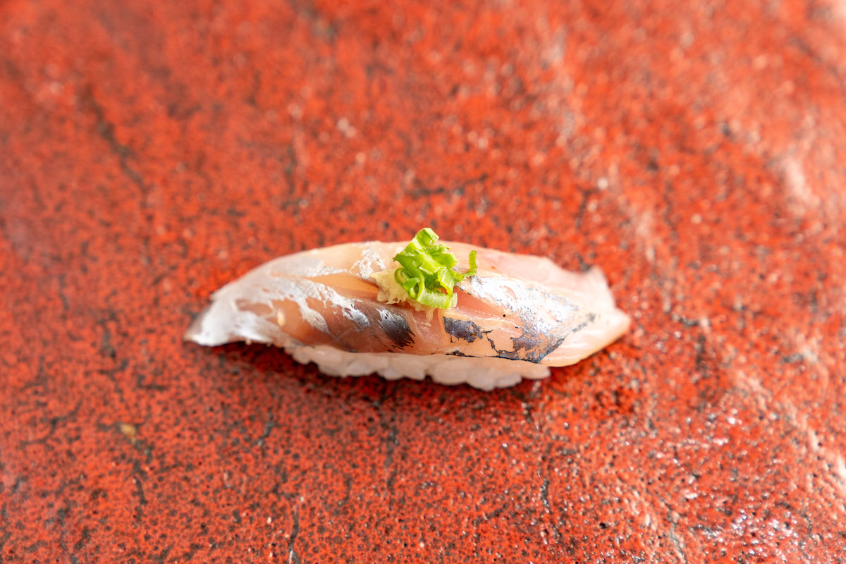 Aji Nigiri by Carla Gomez - DiningOut Aji nigiri at Katami. | Photo by Carla Gomez