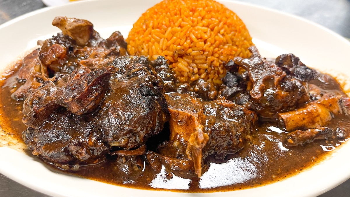 The oxtail platter at Aldeez Afribbean, Restaurant & Lounge. | Photo by Aldeez Afribbean, Restaurant & Lounge