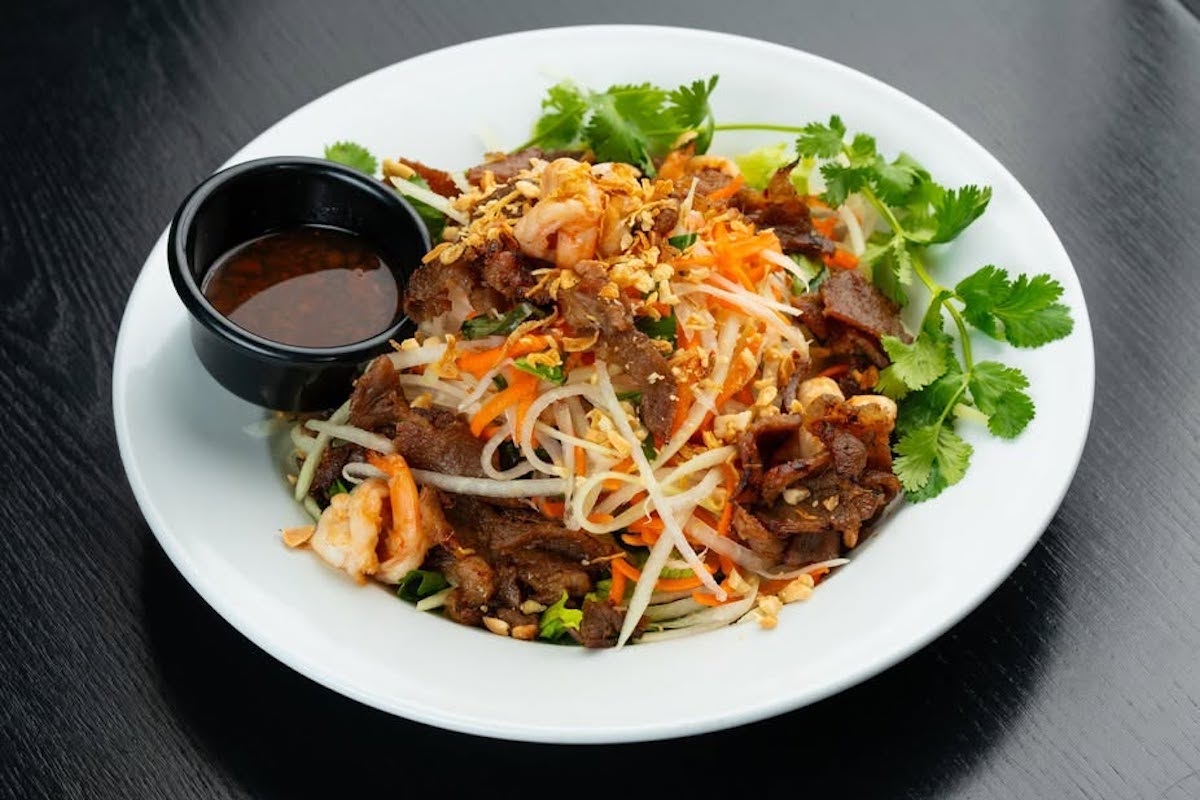 Fresh Vietnamese salad at Papaya Kitchen. | Photo by Papapya Kitchen