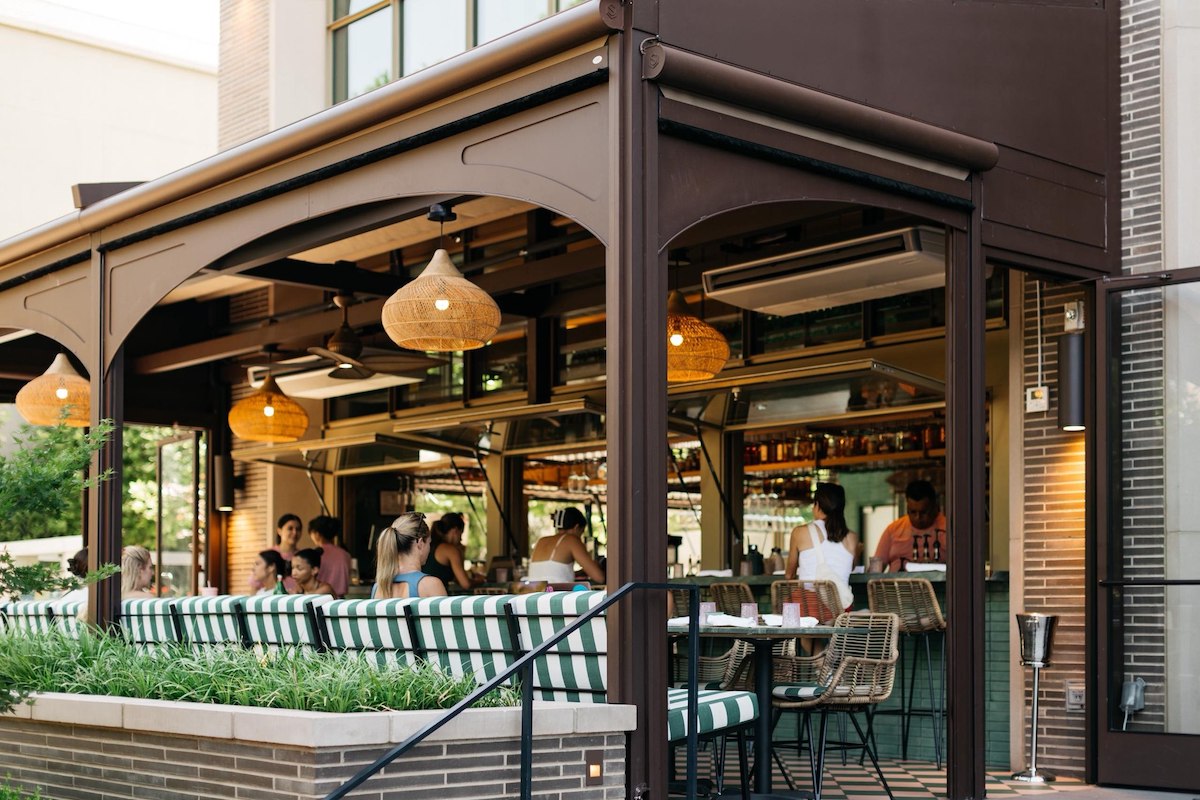 The well-appointed patio at Rose Café. | Photo by Rose Café 