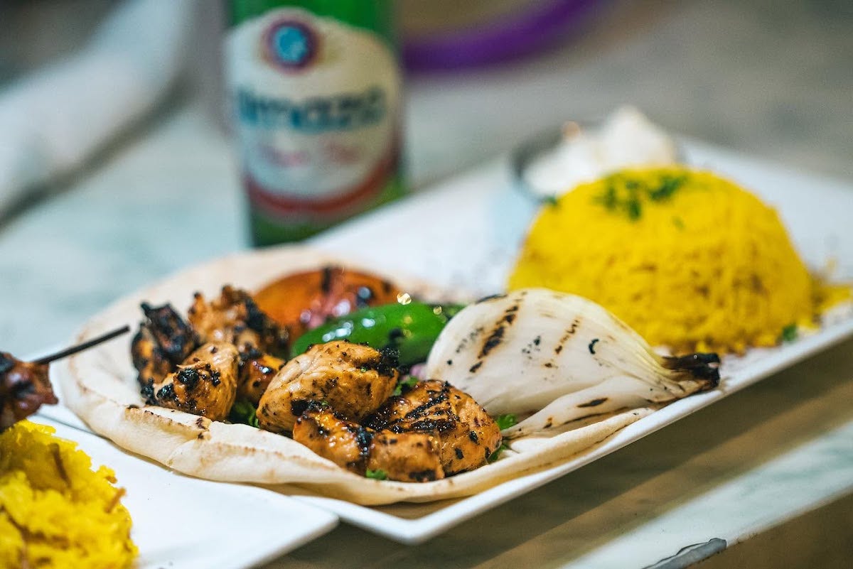 Shish taouk chicken kabobs at Zatar Lebanese Tapas & Bar. | Photo by Zatar Lebanese Tapas & Bar