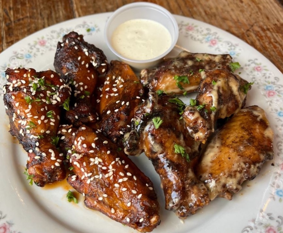 Cottonwood - DiningOut Wings at Cottonwood, available in flavors like Buffalo, BBQ, garlic parm, and lemon pepper. | Photo by Cottonwood