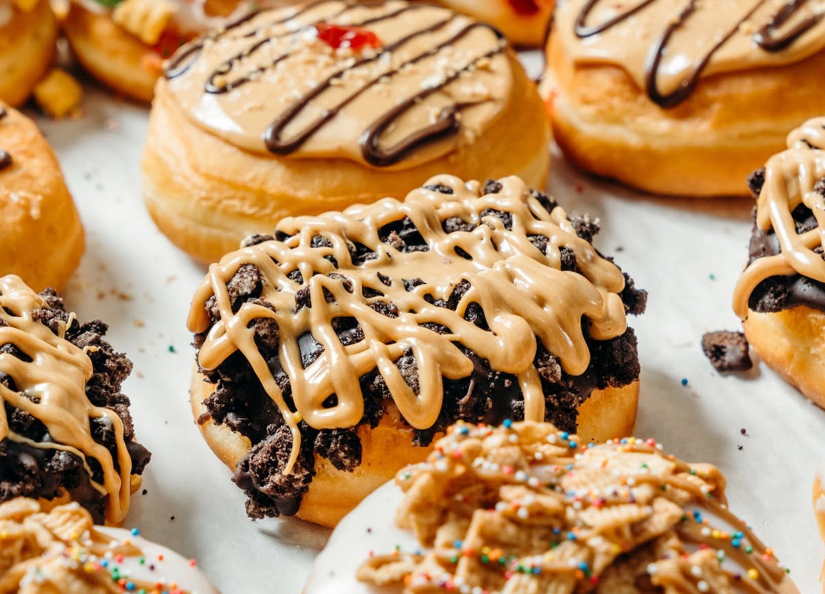 Filled doughnuts with indulgent toppings at Yonutz. | Photo by Yonutz