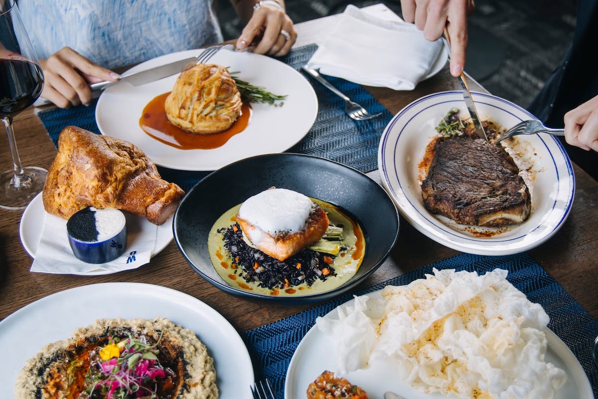 A feast at Wicked Butcher showcases the Fort Worth steakhouse's refined menu, from prime cuts and Beef Wellington to seafood and chef-driven seasonal entrées. | Photo by Wicked Butcher