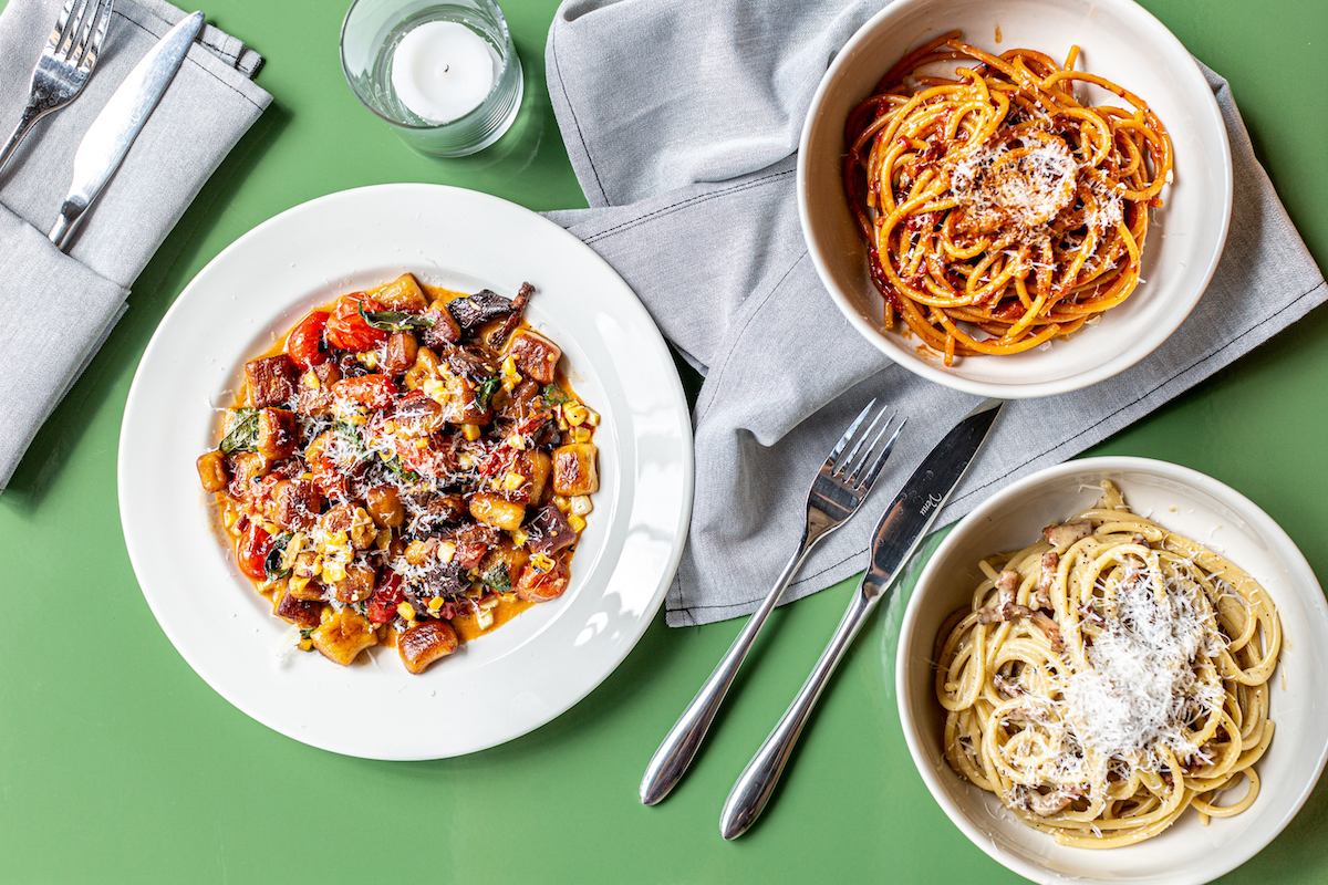 A trio of pastas at Ostia. | Photo by Jenn Duncan