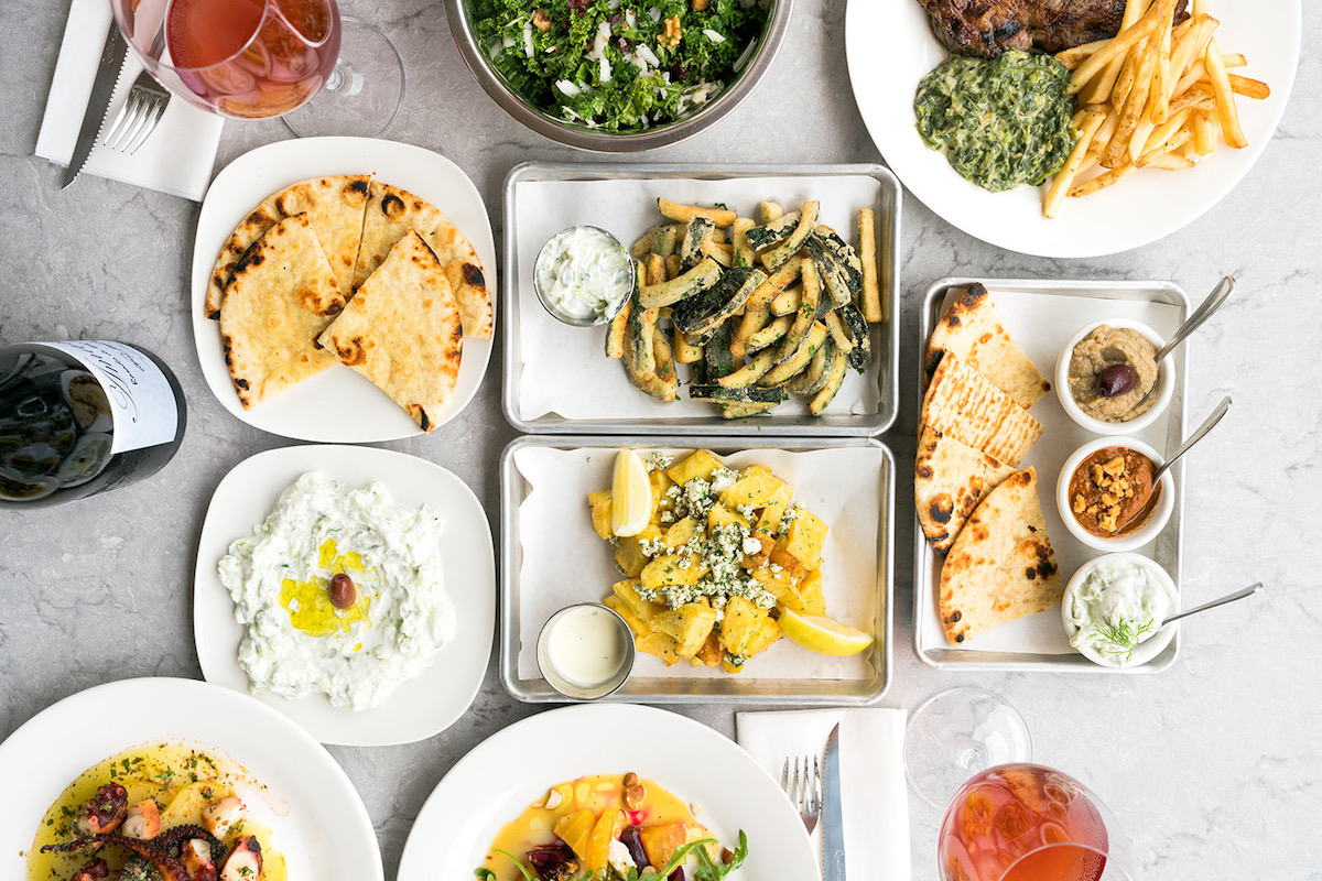 A number of savory dishes on offer at Echoes Cafe. | Photo by Rebekah Flores