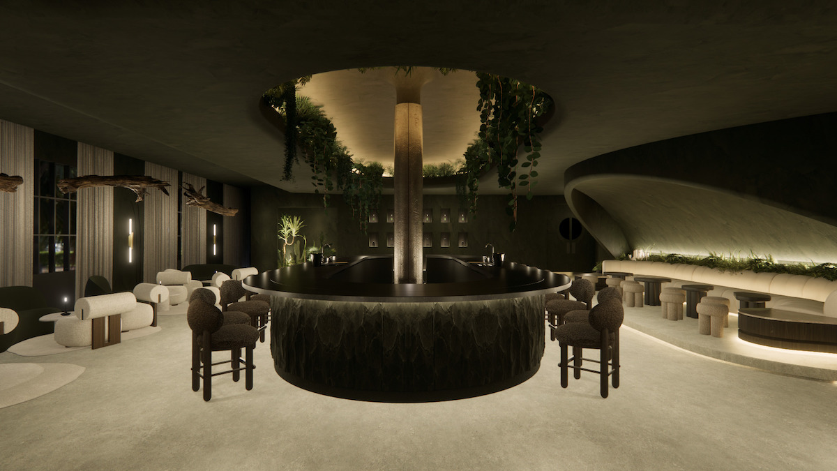 - DiningOut A rendering of the bar at 1111. | Photo by 1111