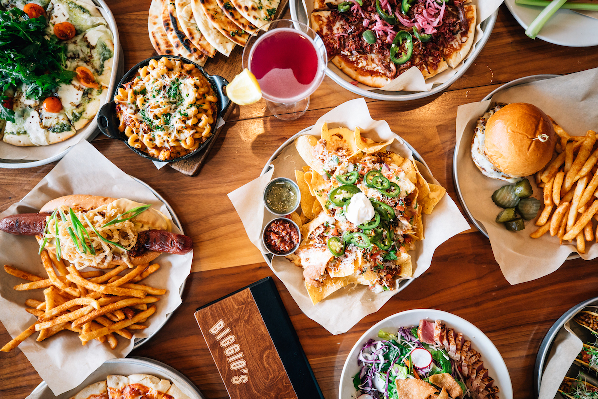 A spread at Biggio's. | Photo by Marriott Marquis