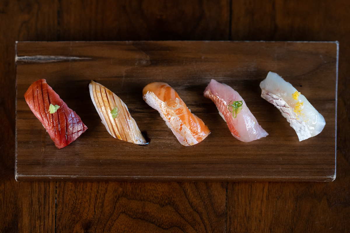 Nigiri at Uchiko Plano. | Photo by Hai Hospitality