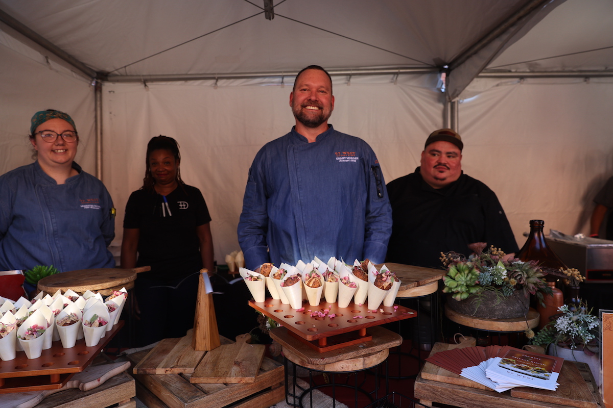 Chef Grant Morgan of 97 West at Rattle Battle. | Photo by PBR