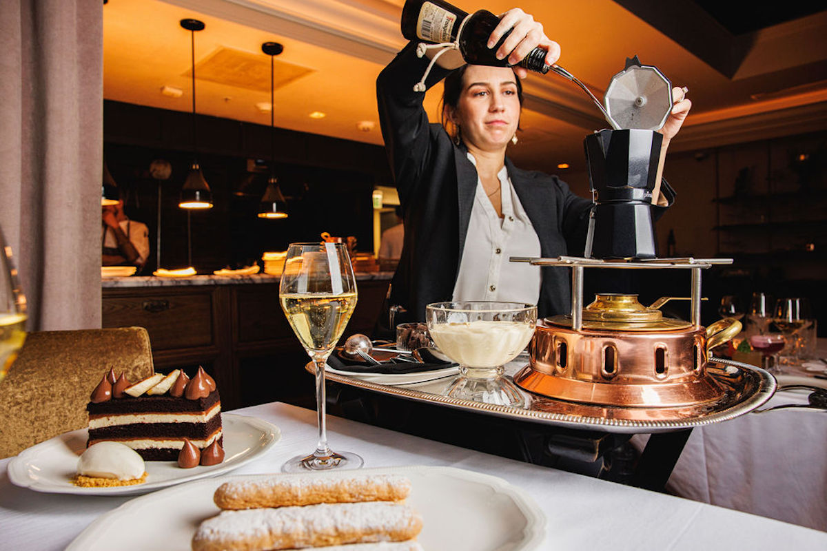 The tableside tiramisu at Monarch. | Photo by Samantha Marie Photography