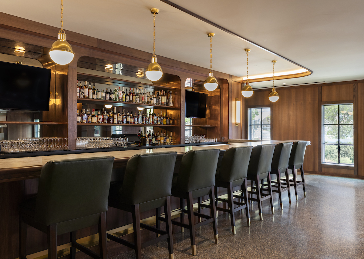 Bar seating at Bar Bludorn in Memorial. | Photo by Julie Soefer