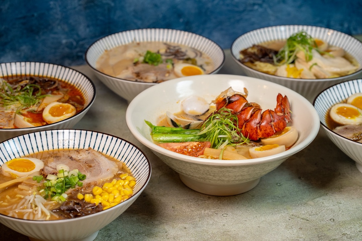 A variety of bowls at Higuma Ramen & Izakaya. | Photo by Higuma Ramen & Izakaya