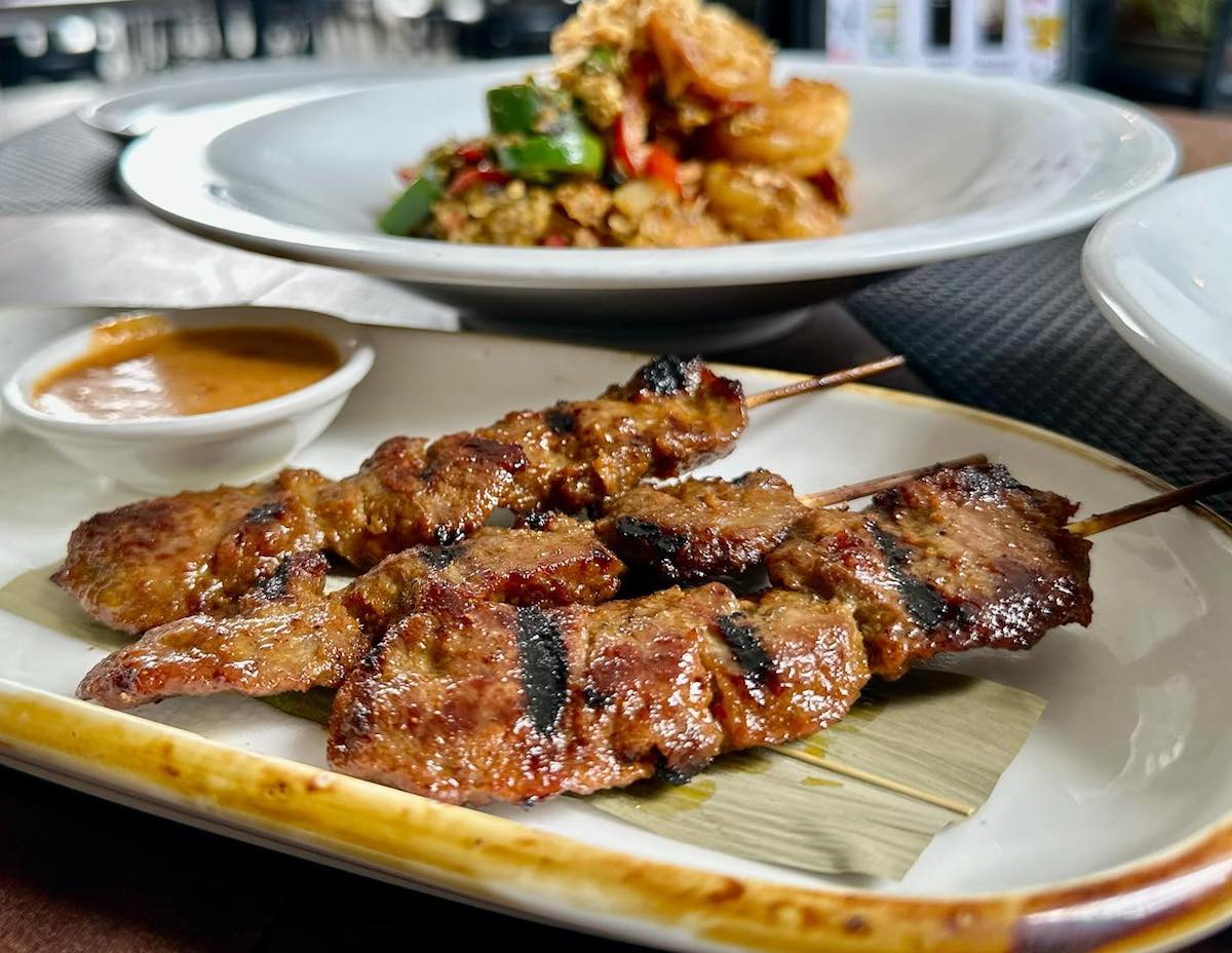 Satay skewers at Songkran Thai Kitchen. | Photo by Songkran Thai Kitchen