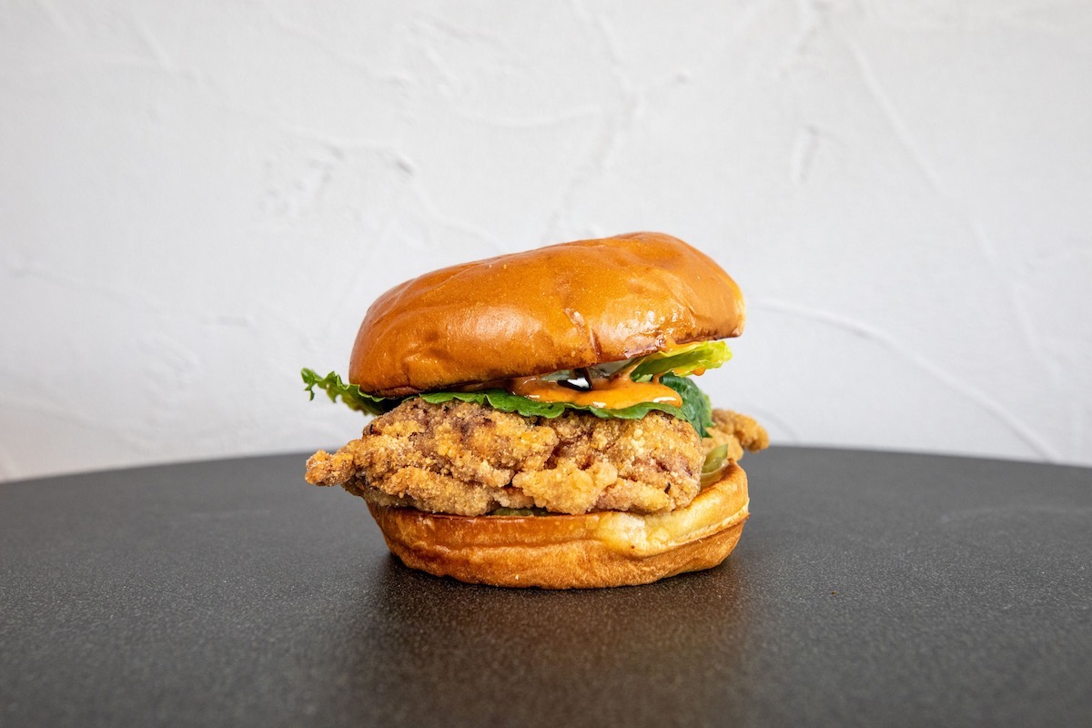 - DiningOut The salt n peppa chicken sandwich at Atcha. | Photo by Atcha