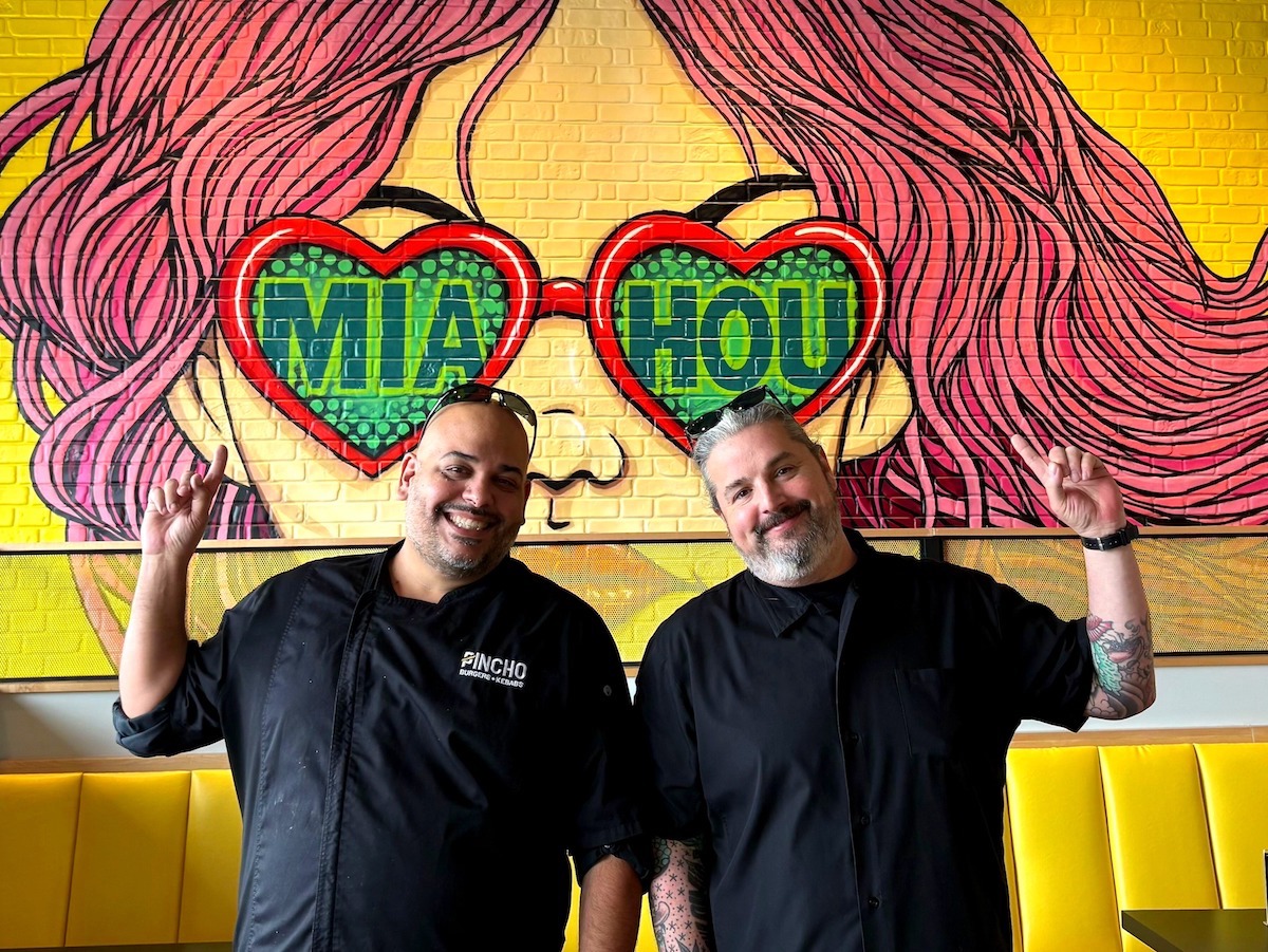 PINCHO Culinary Director, Adrian Sanchez, with Justin Turner of Bernie's Burger Bus. | Photo by PINCHO