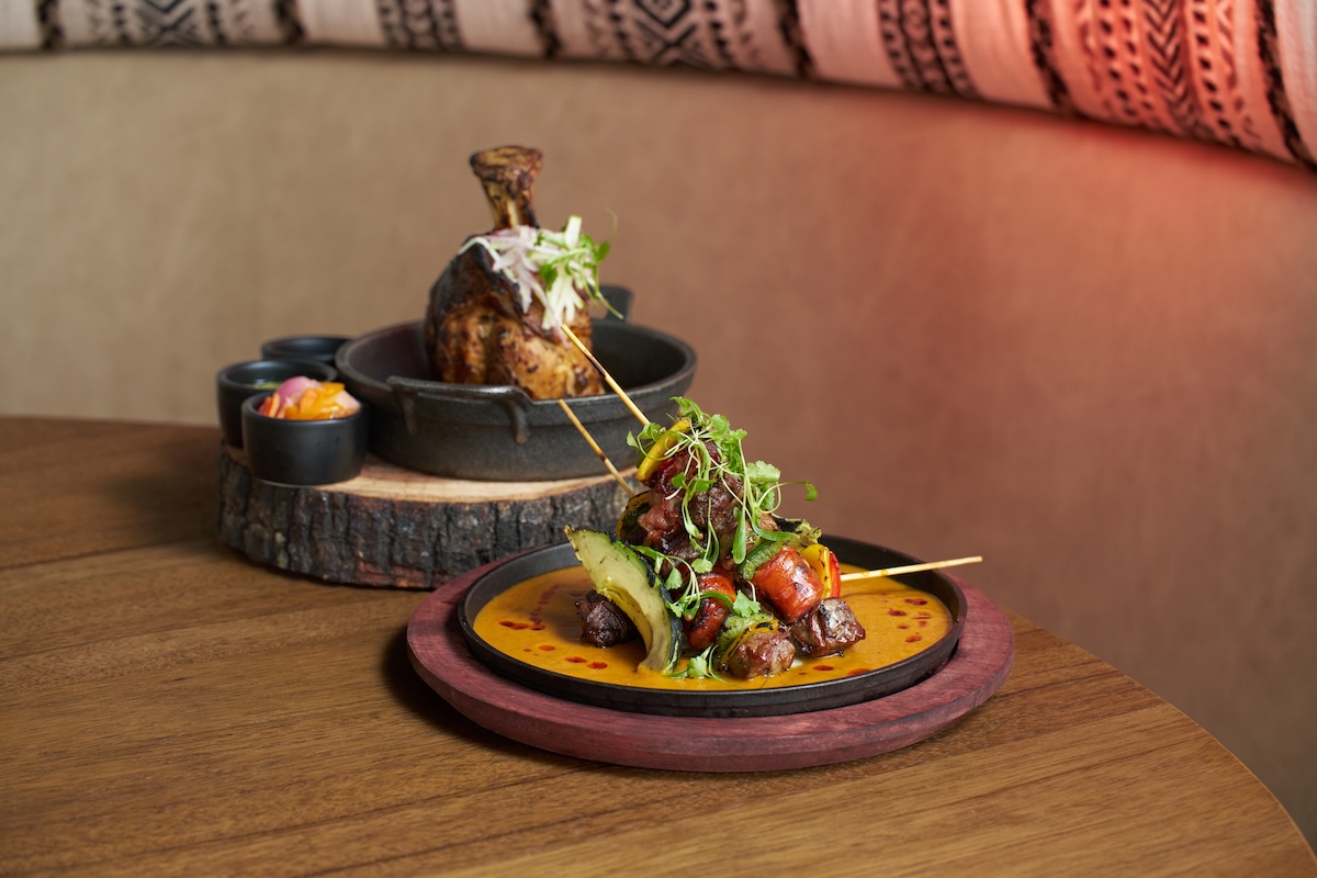 Alambre Skewers at Tamayo. | Photo by Richard Sandoval Hospitality