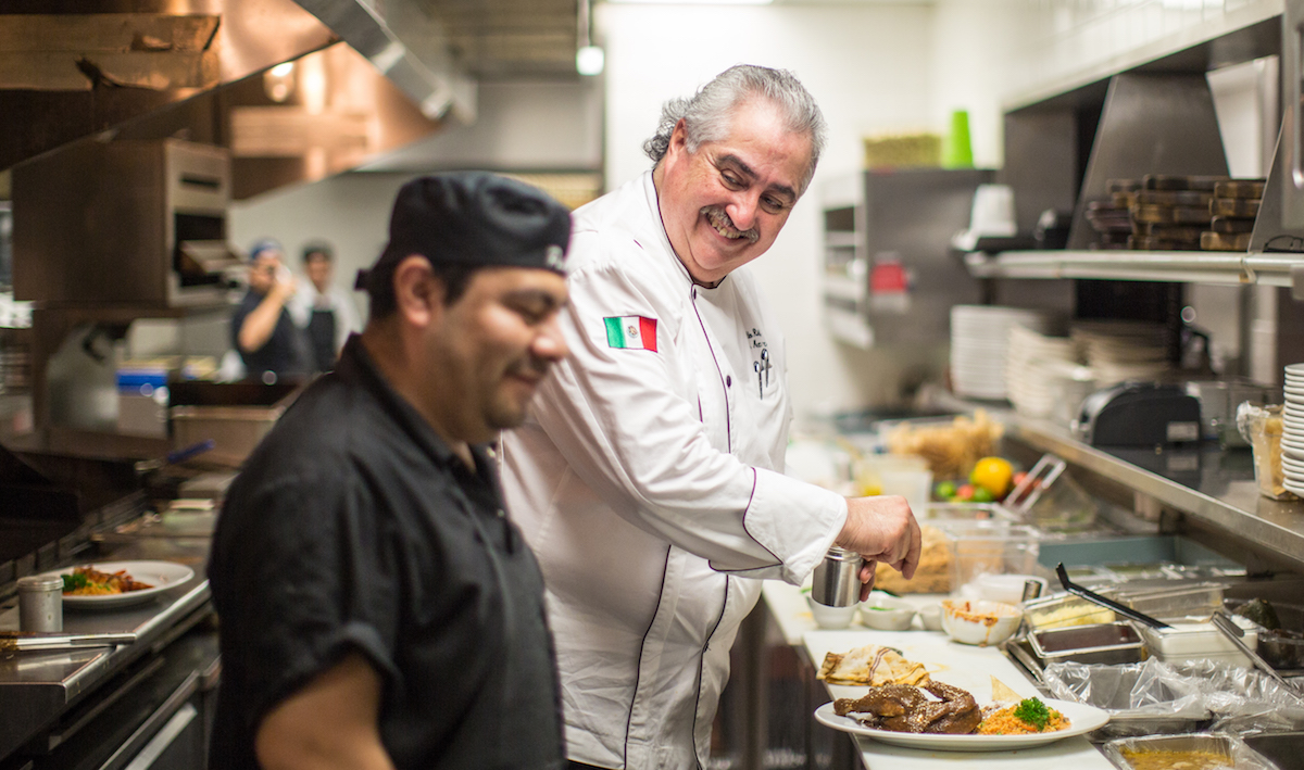 Arnaldo Richards in the kitchen at Picos. | Photo by Picos