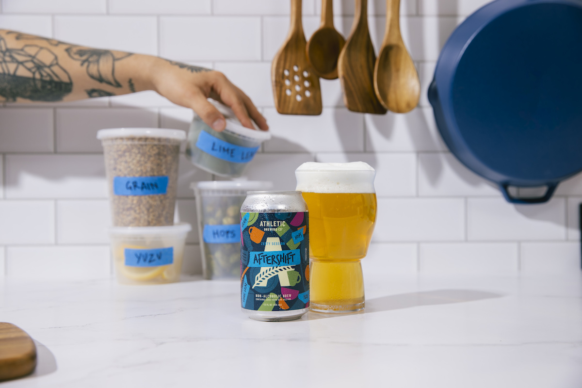 Limited-time non-alcoholic beer, Airshift. | Photo by Athletic Brewing Company