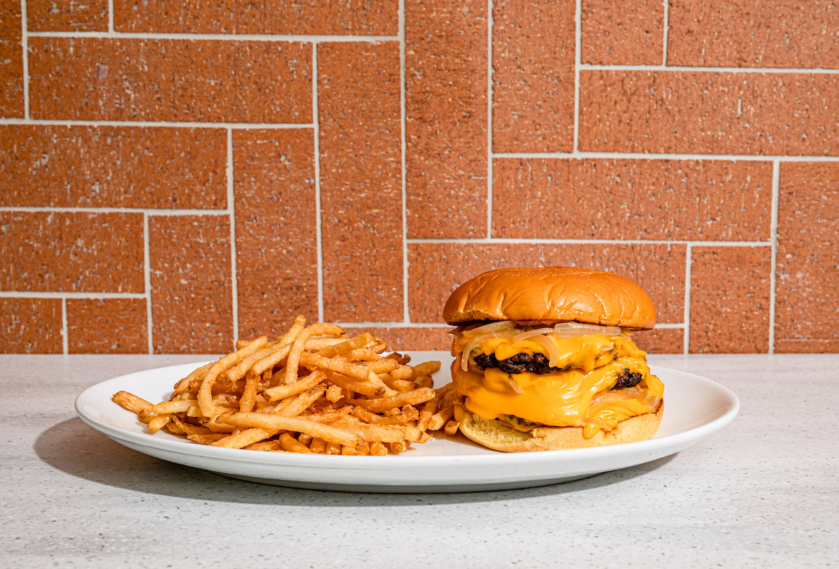 B.B. Lemon's double smash burger with fries.| Photo by Kirsten Gilliam