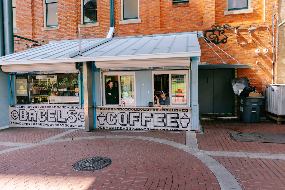The exterior of Starship Bagel. | Photo by Paul Torres, Sobremesa Studios