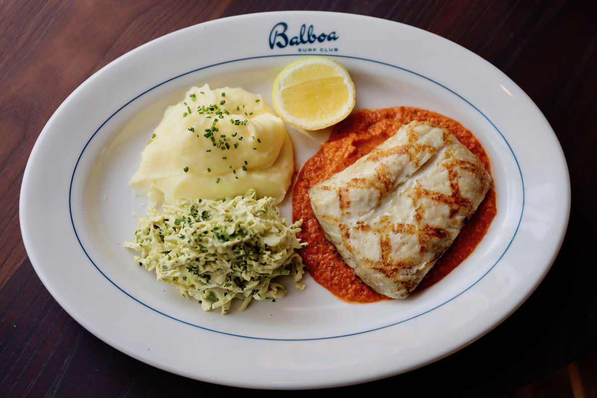 Halibut at Balboa Surf Club. | Photo by Balboa Surf Club