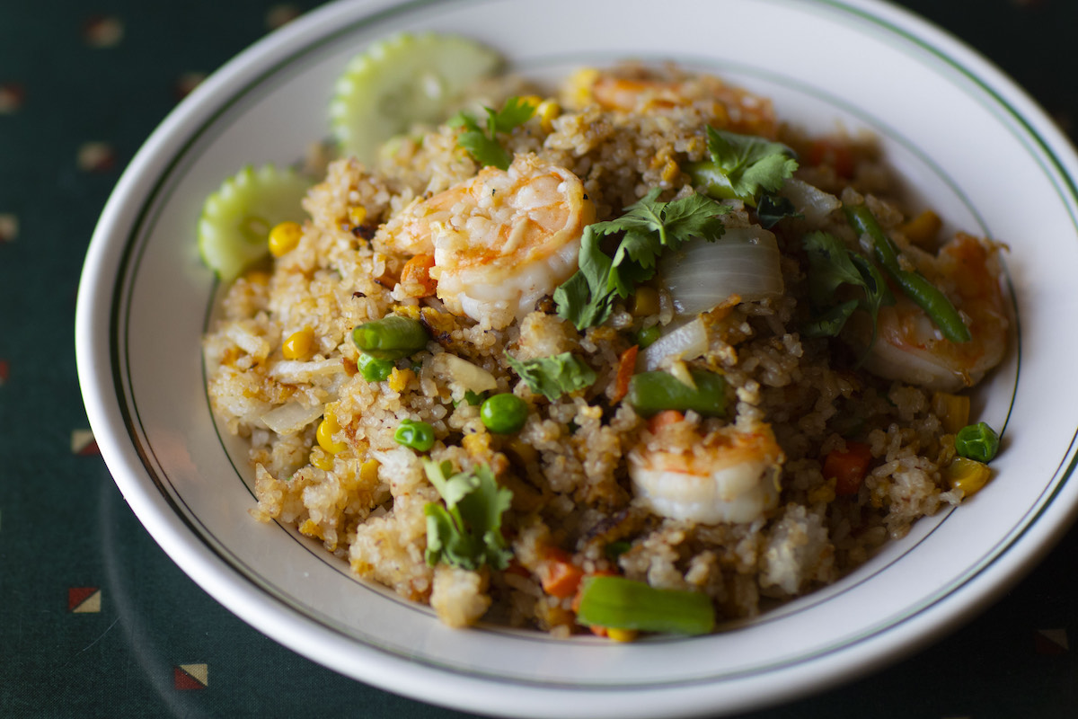 Shrimp fried rice at Bangkok Inn. | Photo by Chuck Chuskul
