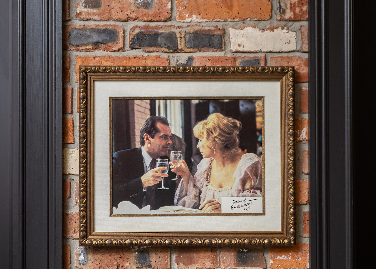 The restaurant's appearance in the film Terms of Endearment is commemorated with a photo in the bar. | Photo by Andrew Hemingway