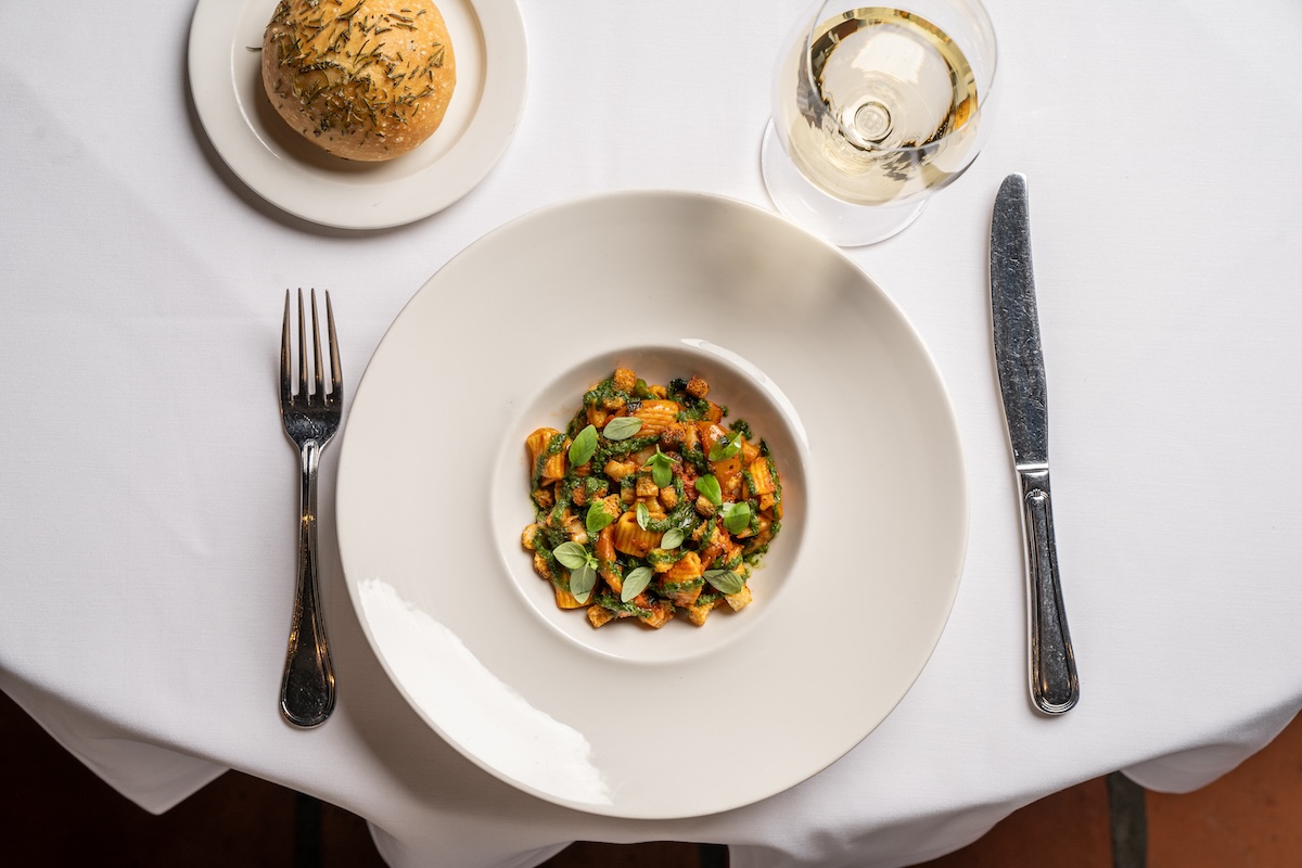 Rigatini and focaccia at Barolo Grill. | Photo by Joni Schrantz