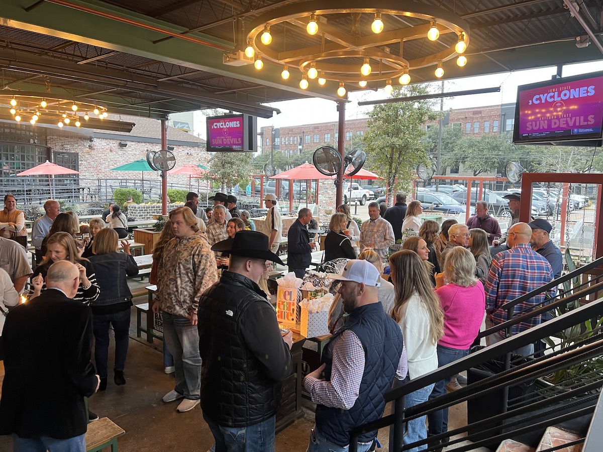 - DiningOut Global The patio at Bayou Heights Biergarten. | Photo by Jordan Nguyen