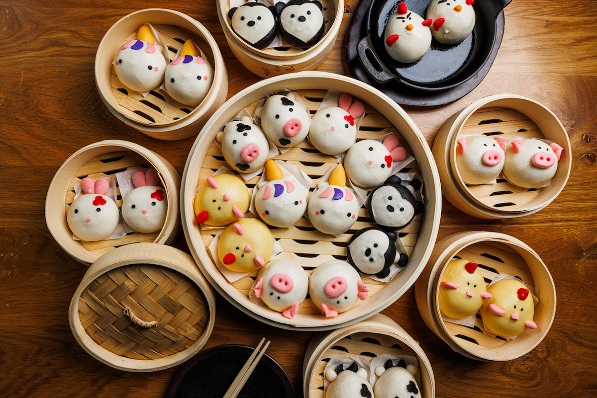 Character buns at Harumama Noodles + Buns. | Photo by Harumama Noodles + Buns