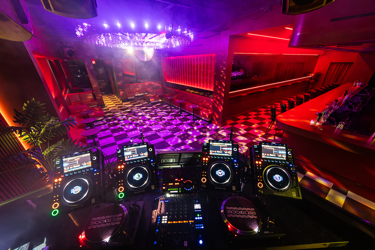 Views from the DJ booth at Boogies. | Photo by Robert Underwood